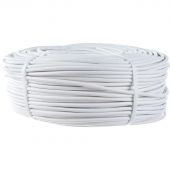 Провод ПВС 2х1,5 белый, бухта 100м