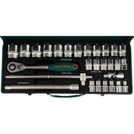 Набор головок торцевых 1/2DR, 8-34 мм, 28 предметов S04H4728S