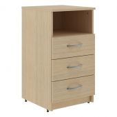 Тумба приставная SC-3D.1A Легно светлый 407х450х760 SIMPLE