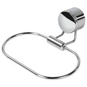 Держатель-кольцо для полотенец LAIMA, хромированная сталь, крепление к стене, 607431 Держатель-кольцо для полотенец LAIMA, хромированная сталь, крепление к стене, 607431