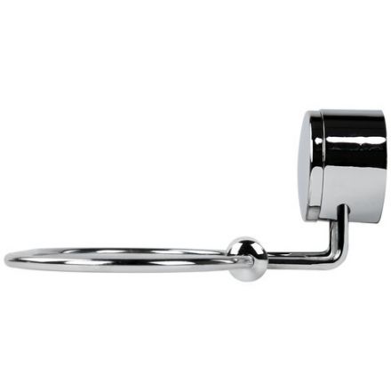 Держатель-кольцо для полотенец LAIMA, хромированная сталь, крепление к стене, 607431 Держатель-кольцо для полотенец LAIMA, хромированная сталь, крепление к стене, 607431