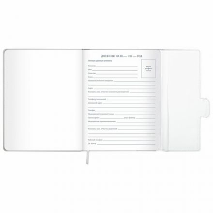 Дневник 1-11 класс 48 л., кожзам (твердая), магнитный клапан, ЮНЛАНДИЯ, "Goal", 106929