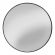 Зеркало круглое противокражное обзорное 610 мм с черным квитомвнутреннее