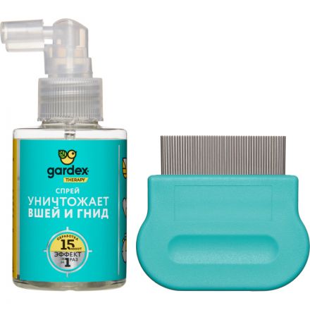 Средство для волос педикулицидное Gardex от вшей и гнид спрей 80 мл