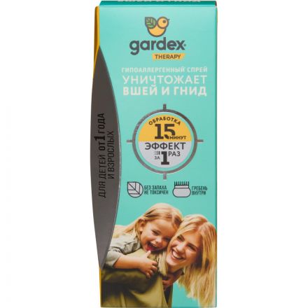 Средство для волос педикулицидное Gardex от вшей и гнид спрей 80 мл