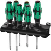 Набор отверток 6 предм. WERA Kraftform Plus Lasertip 335/350/355/6 105622