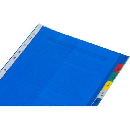 Разделитель листов Attache Selection А4+ пластиковый 12 листов (цифровой)