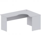 Стол Easy One правый (888,889) серый Ш1600 Г1200