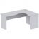 Стол Easy One правый (888,889) серый Ш1600 Г1200
