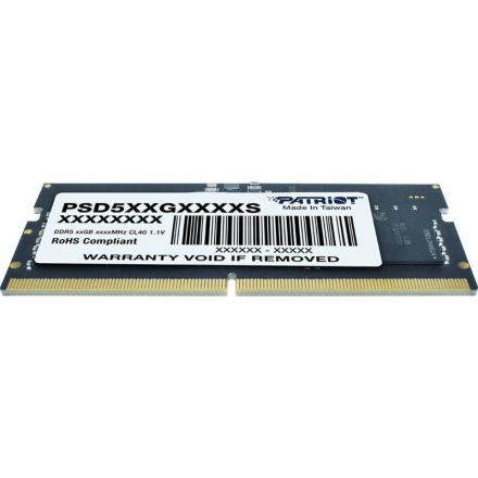 Модуль памяти SODIMM DDR5 16GB Patriot (PSD516G560081S)