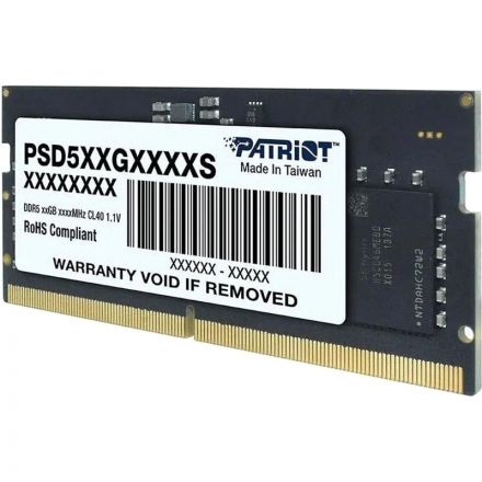 Модуль памяти SODIMM DDR5 16GB Patriot (PSD516G560081S)