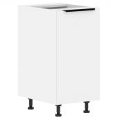 Шкаф напольный с полкой VT_Ibiza Белая эмаль/Белый 400х560х820