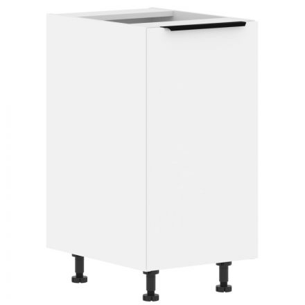 Шкаф напольный с полкой VT_Ibiza Белая эмаль/Белый 400х560х820