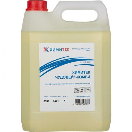 Профхим д/пищ.произв щел CIP-моющ конц. м/пенн ХИМИТЕК/ЧУДОДЕЙ-КОМБИ,5л Профхим д/пищ.произв щел CIP-моющ конц. м/пенн ХИМИТЕК/ЧУДОДЕЙ-КОМБИ,5л