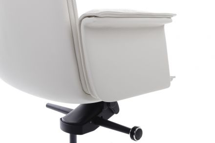 Кресло Rubens A1819-2 Белый (6207) натуральная кожа 68*68*119-125