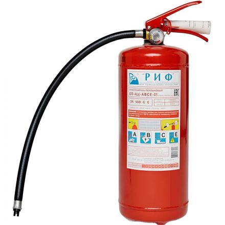 Огнетушитель порошковый ОП-4 (з) АВСЕ РИФ