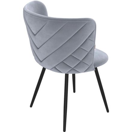 Стул Sheffilton SHT-ST36-3/S95-1 нейтр.серый/черный муар 192464