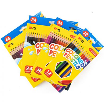 Карандаши цветные M&G   деревянные шестигранные, 36 цв в наборе