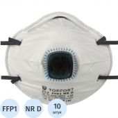 Полумаска фильтрующая TOPFORT 212 с кл FFP1 до 4ПДК 10шт/уп