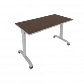 Mobile System Стол складной мобильный СМ-4 Венге кромка титан/Тёмно-серый металл 1300*650*757 Mobile System Стол складной мобильный СМ-4 Венге кромка титан/Тёмно-серый металл 1300*650*757