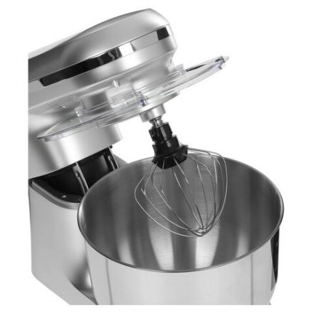 Миксер планетарный BQ (БИ-КЬЮ) MX640, 1600 Вт, 6 скоростей, 3 насадки, металлическая чаша 6 л, серебро, 86194435