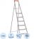 Стремянка 7 ступеней, стальная, 10,4 кг