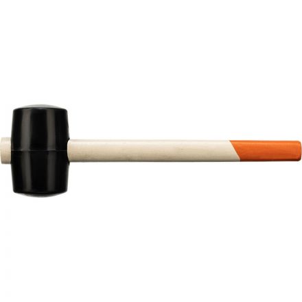 Киянка резиновая 450 г черная резина деревянная рукоятка Sparta 111505