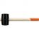 Киянка резиновая 450 г черная резина деревянная рукоятка Sparta 111505