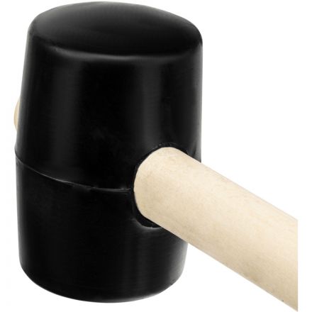 Киянка резиновая 450 г черная резина деревянная рукоятка Sparta 111505