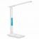 Настольная лампа / светильник с дисплеем и беспроводной зарядкой "7 в 1", LED, 10 Вт, белый, DASWERK (ДАСВЕРК), 238325
