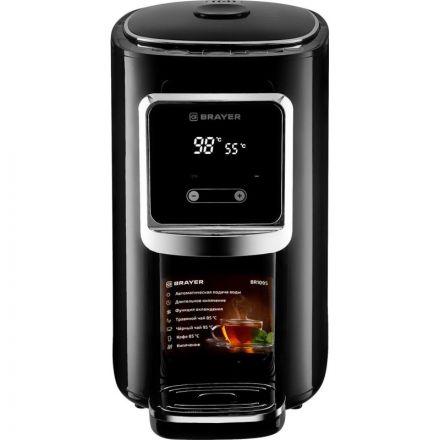 Термопот BRAYER 1095BR,1200Вт,5л,LED-дисп,под.темп,охлажд,блок