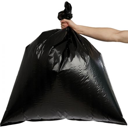 Мешки для мусора ПВД 180л 35мкм 10шт/рул черные 88x106см Удачные