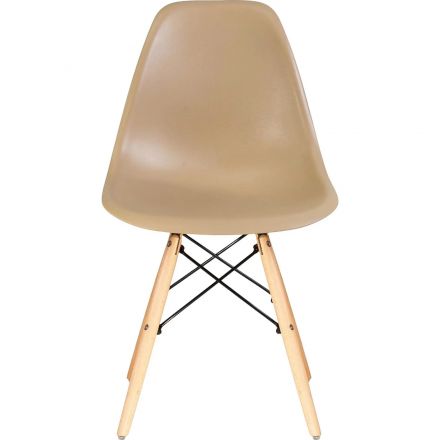 Стул LO_обеденный DOBRIN DSW LMZL-PP638_LB-MTR_P-GR-03 свет.бук/бежевый Стул LO_обеденный DOBRIN DSW LMZL-PP638_LB-MTR_P-GR-03 свет.бук/бежевый