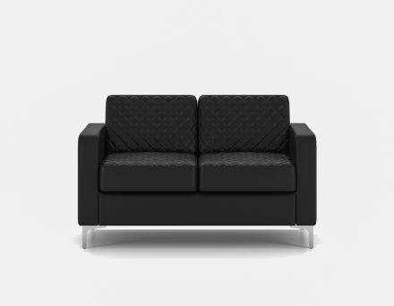 Диван двухместный Chairman АКТИВ 1360х830х830  к/з Euroline 9100