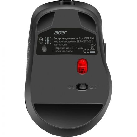 Мышь компьютерная Acer OMR310 1600dpi BT/Radio USB 7b(ZL.MCECC.031)черн
