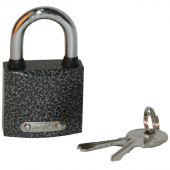 Замок СпецМеб KD_0MX навесной 38 мм хром/серый