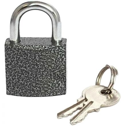 Замок СпецМеб KD_0MX навесной 38 мм хром/серый