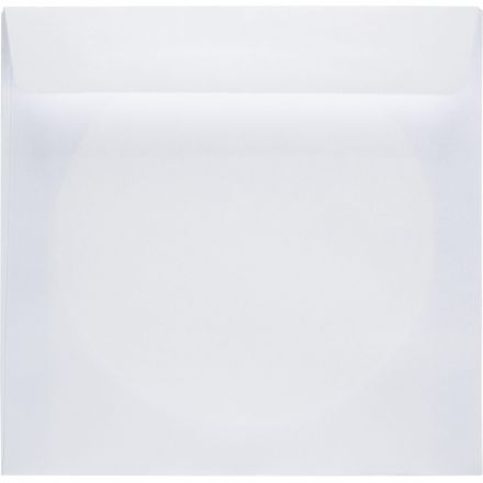 Конверт для CD Packpost 125x125 мм 90 г/кв.м белый декстрин с круглым окном (25 штук в упаковке)