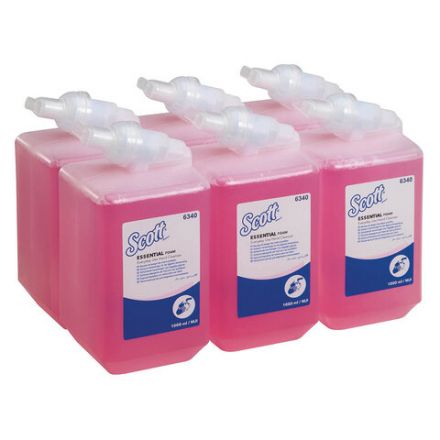 Картридж с пенным мылом одноразовый KIMBERLY-CLARK Scott "Essential", 1 л, розовый, артикул 6340