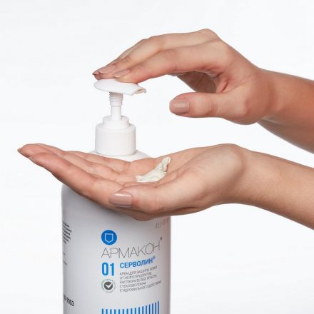 Крем защитный Армакон Серволин гидрофил 1000мл,кар