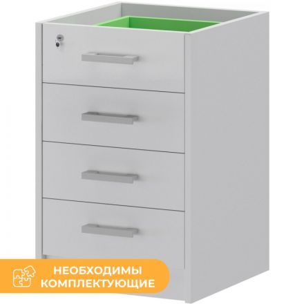 Тумба PT Арго АТ2-05 Каркас тумбы приставной белый