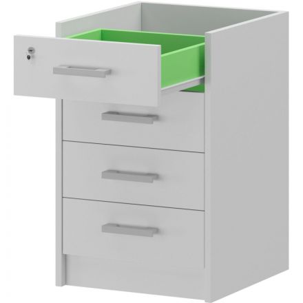 Тумба PT Арго АТ2-05 Каркас тумбы приставной белый