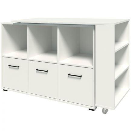 Стол компьютерный IN Homeoffice трасформер 1369x420x758 Белый