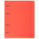 Тетрадь на кольцах А5 175х220 мм, 120 л., пластик, с резинкой, BRAUBERG, Коралловый, 404621