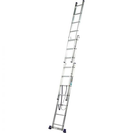 Лестница трехсекционная алюминиевая 3х7 ступеней TOPFORT