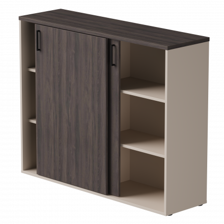 Шкаф-купе средний Everprof EVO 1374х385x1115 Кашемир/Дуб Пасадена