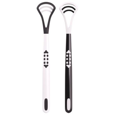 Скребок для языка двусторонний с зубчиками, КОМПЛЕКТ 2 шт., удобная ручка, пластик, LAIMA DENT, 609412 Скребок для языка двусторонний с зубчиками, КОМПЛЕКТ 2 шт., удобная ручка, пластик, LAIMA DENT, 609412