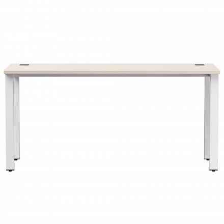 Стол прямой Everprof EVO на металлокаркасе 1580х670х755 мм Кашемир/Белый