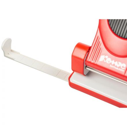 Дырокол Комус MPR30 до 30 лист., металл, с линейкой и блокиратором, красный Дырокол Комус MPR30 до 30 лист., металл, с линейкой и блокиратором, красный