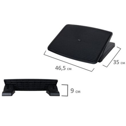 Подставка для ног BRAUBERG офисная, 45х35 см, регулируемый угол наклона, фактурная, 531496 Подставка для ног BRAUBERG офисная, 45х35 см, регулируемый угол наклона, фактурная, 531496